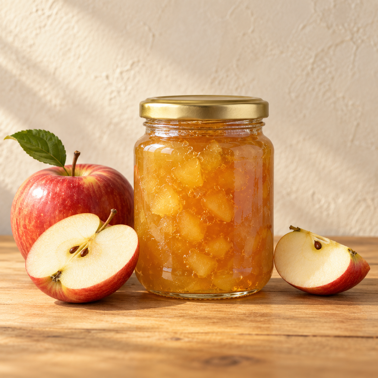 Illustrative apple preserve
